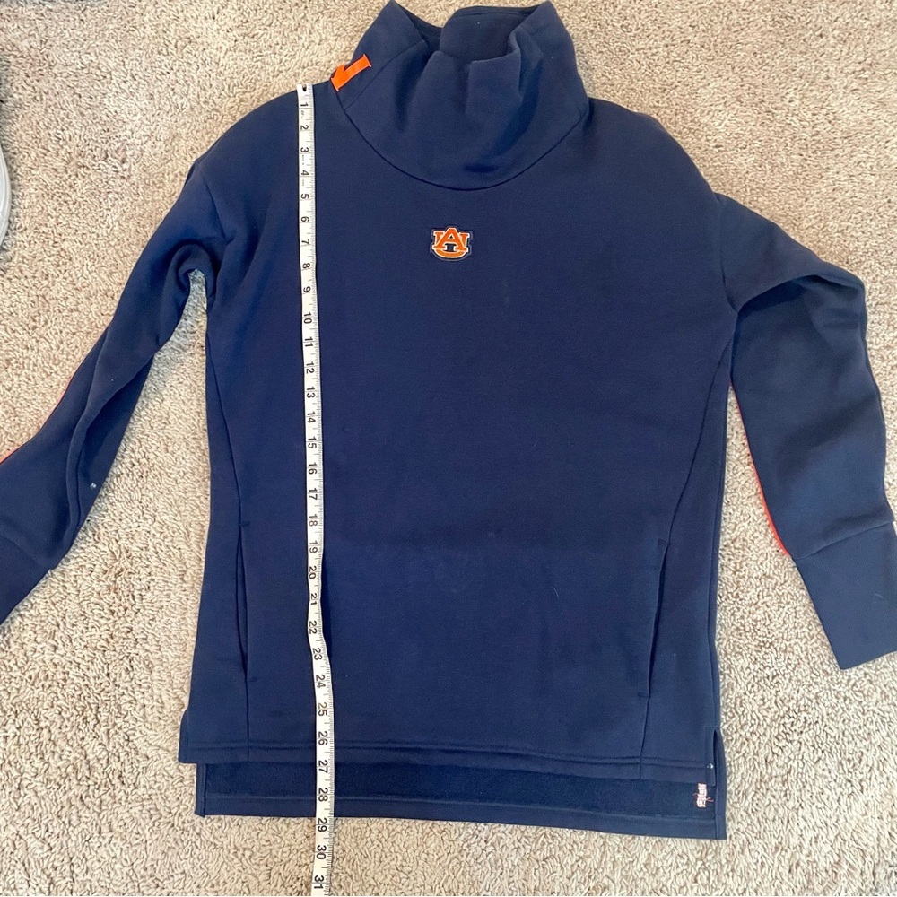 Auburn University Funnel Neck Longline Minimal Sweatshirt Under Armour - Picture 7 of 14